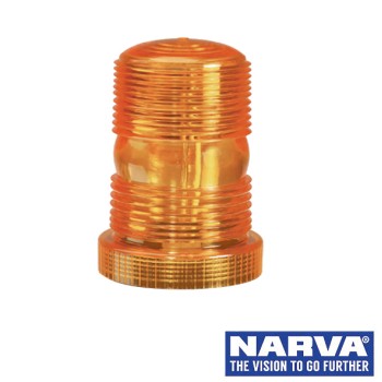 NARVA Amber lens to suit Guardian strobe lights - Large